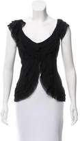 Thumbnail for your product : Charles Chang-Lima Silk Sleeveless Top