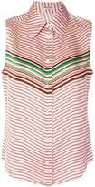 Miu Miu striped design blouse 