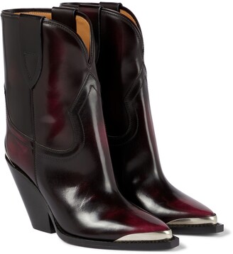 Isabel Marant Leyane leather Western boots