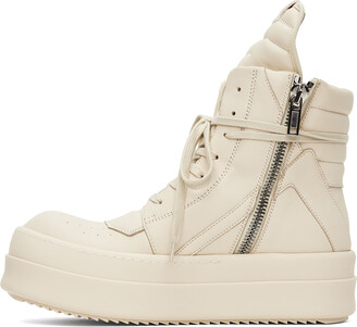靴 Rick Owens Mega Bumper Geobasket 41 Rick Owens WMNS Mega Bumper Geobasket - Black / Milk – Kith