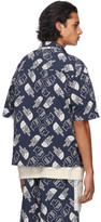 Thumbnail for your product : Brain Dead Navy The North Face Edition Boxy Short Sleeve Shirt