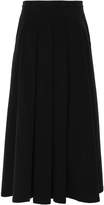Thumbnail for your product : Gentryportofino Pleated Velvet Maxi Skirt