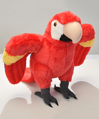 Scarlet Macaw Plush Toy