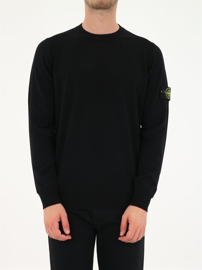 black stone island jumper