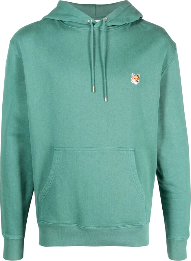 MAISON KITSUNÉ Fox-motif cotton hoodie