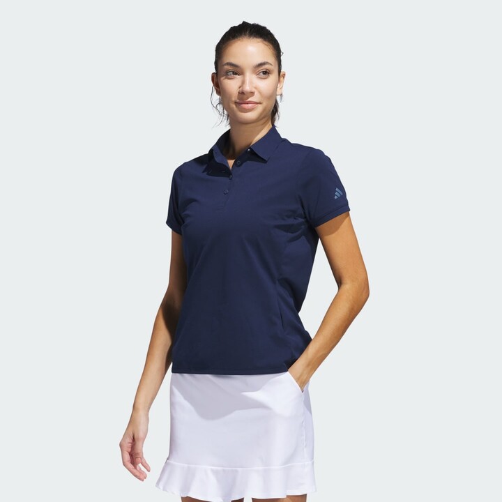 adidas Ultimate365 Tour Twistknit Polo Shirt Collegiate Navy XS Womens