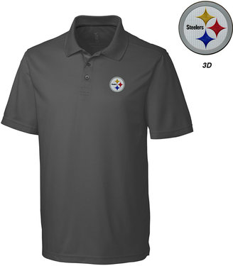 Cutter & Buck Men's Pittsburgh Steelers 3D Emblem Fairwood Polo Shirt