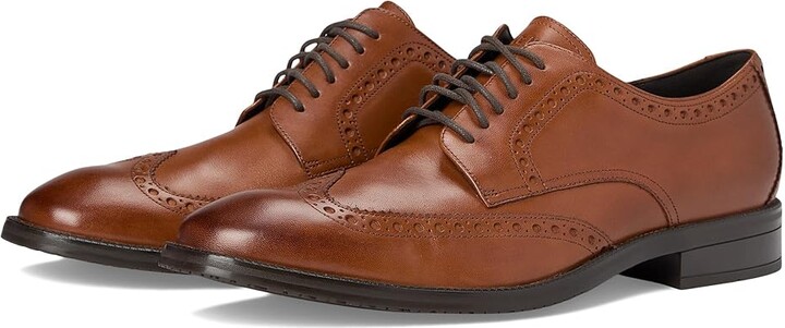 Cole Haan Modern Essentials Wing Oxford Men's Shoes British Tan : 13 D - Medium, Leather