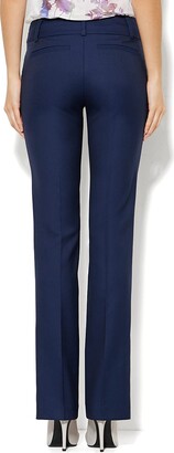 New York and Company Tall Straight-Leg Pant - Modern Fit - Navy - 7th Avenue
