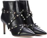 Valentino Garavani Studwrap leather ankle boots