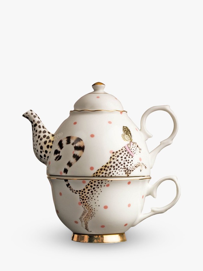 Yvonne Ellen Cheetah TeaForOne Teapot, Multi, 300ml ShopStyle