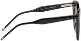 Thumbnail for your product : Thom Browne Black Cat-Eye Sunglasses