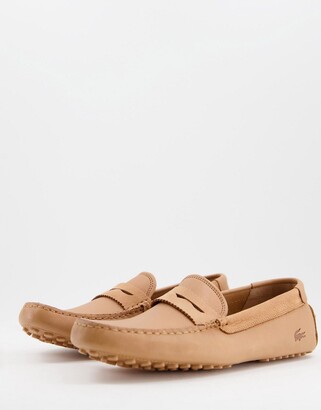 Lacoste concours craft drivers in tan leather - ShopStyle Sneakers &  Athletic Shoes
