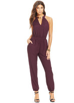 Thumbnail for your product : Fire Juniors' Textured Halter Jumpsuit