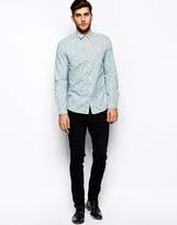 Thumbnail for your product : Selected Shirt With Floral Print