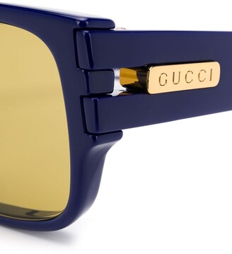 Gucci Eyewear Cat Eye Mask Sunglasses
