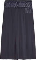 Victoria Beckham Pleated skirt with Mesh Panel