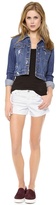 Thumbnail for your product : Vince Dylan Skinny Rolled Shorts