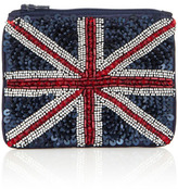 Thumbnail for your product : Accessorize Embellished Union Jack Zip Top Purse