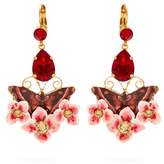 Thumbnail for your product : Dolce & Gabbana Butterfly And Crystal Drop Earrings - Womens - Multi