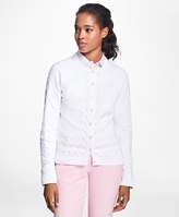 Thumbnail for your product : Brooks Brothers Supima Cotton Pointelle Cardigan