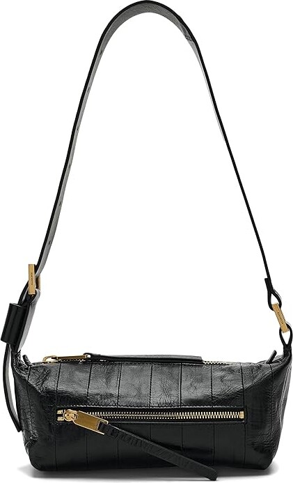 AllSaints Vega Panel Min Shoulder Shoulder Women's Handbags Black