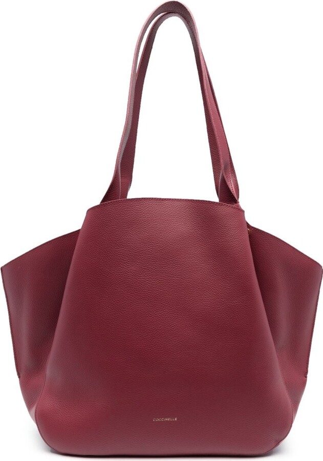 Coccinelle Soft-Wear leather tote bag - ShopStyle