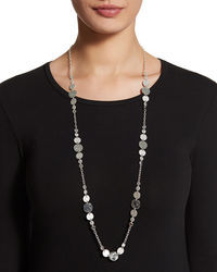 Chico's Justine Long Circle Necklace
