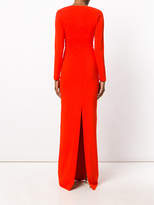 Thumbnail for your product : SOLACE London wide V-neck Victorie gown