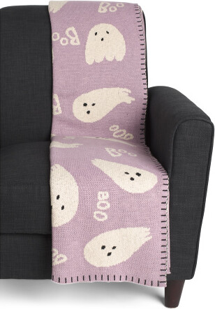 TJMAXX Boo Ghosts Throw, Cotton