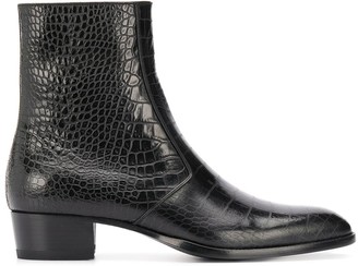 mens crocodile boots uk
