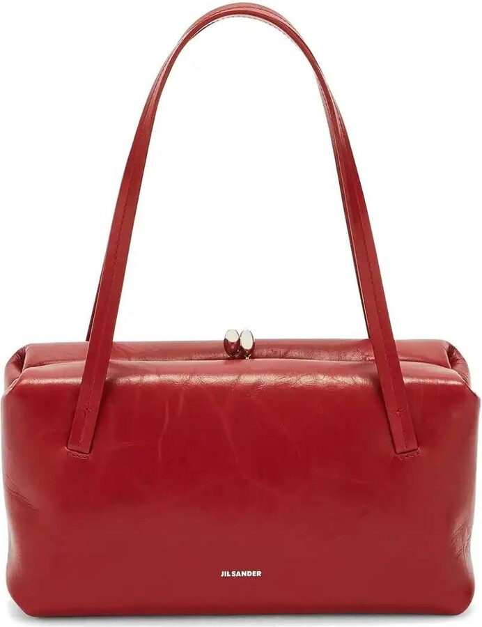 Jil Sander Goji Pillow Leather Shoulder Bag