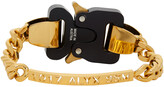 Thumbnail for your product : Alyx Gold Buckle Bracelet
