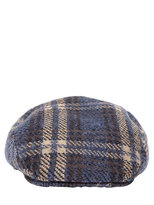 Thumbnail for your product : Lardini Merino Wool Blend Tartan Flat Cap