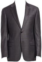 Thumbnail for your product : Emporio Armani G-Line Mini Check-Print Wool Suit Jacket