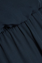 Thumbnail for your product : Haute Hippie Open-Back Silk Crepe De Chine Mini Dress