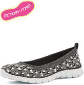 Thumbnail for your product : Skechers 23425-ez-flex-wild n'free Black-white Shoes Womens Shoes Active Flat Shoes