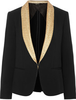 Thumbnail for your product : Rag and Bone 3856 Rag & bone Sliver Tuxedo crepe blazer