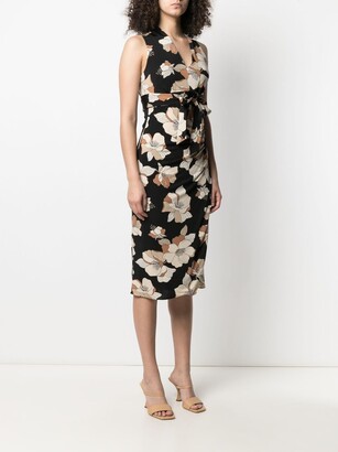 Max Mara Floral-Print Midi Dress