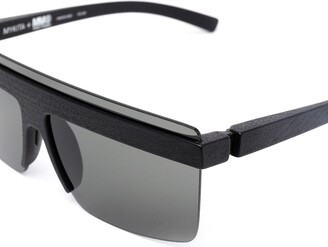Mykita Tinted Oversize-Frame Sunglasses