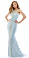 Thumbnail for your product : Nika Serena Illusion Halter Evening Dress