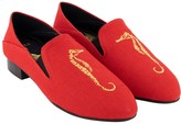Thumbnail for your product : Hexa Shoes Speedey 1" Canvas Vegan Loafer - Red Color