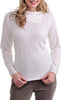 Thumbnail for your product : Allison Daley Cable-Knit Sweater