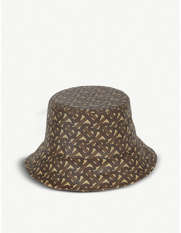 burberry logo bucket hat