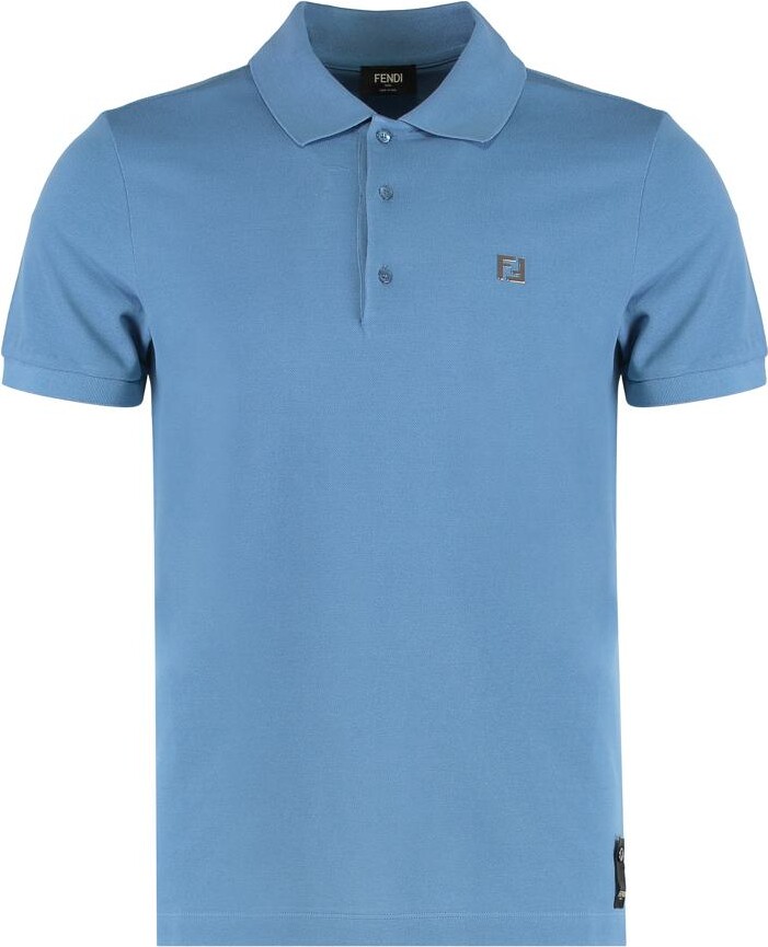 Fendi Cotton-Piqué Polo Shirt