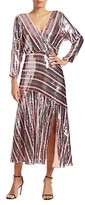Thumbnail for your product : Rixo Tyra Sequin Stripe Dress