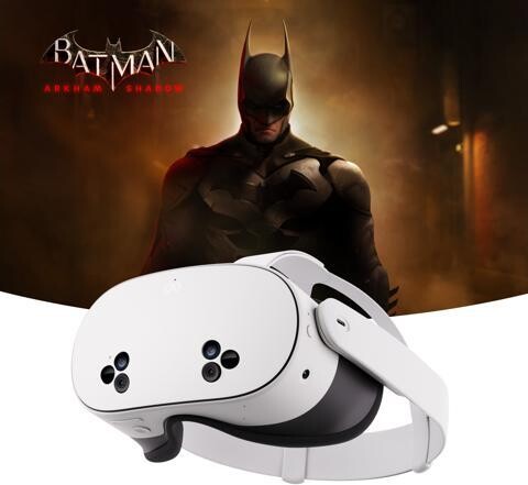 Meta Quest 3S 128GB - Get Batman: Arkham Shadow and a 3-Month Trial of Meta Horizon+ Included - All-In-One Headset