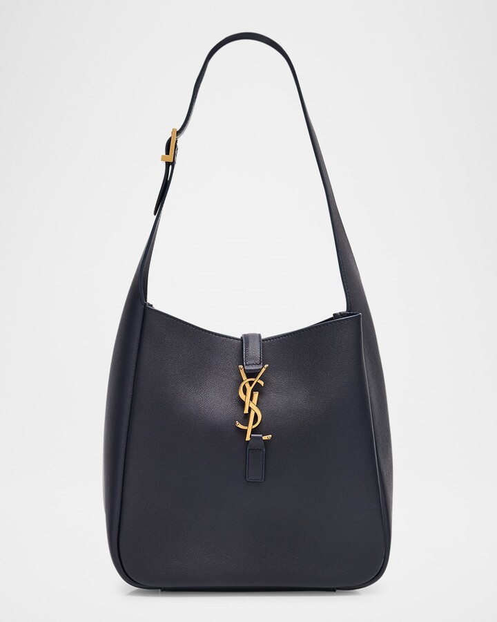 Saint Laurent Le 5 A 7 Small Hobo in Smooth Supple Leather