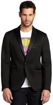 Thumbnail for your product : Etro black cotton blend single button jacket