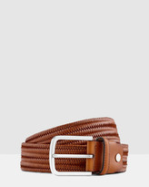 Thumbnail for your product : Aquila Men's Neutrals Leather Belts - Den Belt